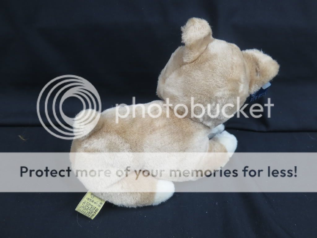 new vintage applause wrinkly puppy dog chinese shar-pei soft